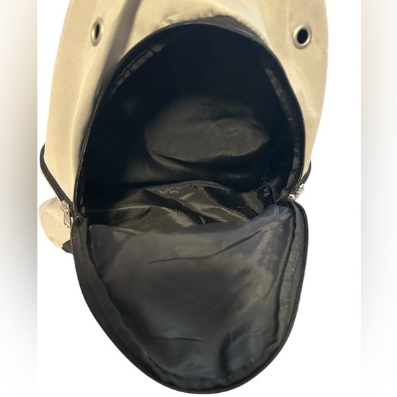 Shark Design Backpack - Black and Gray School Book Bag 2 Large Zip Compartment - Picture 8 of 8